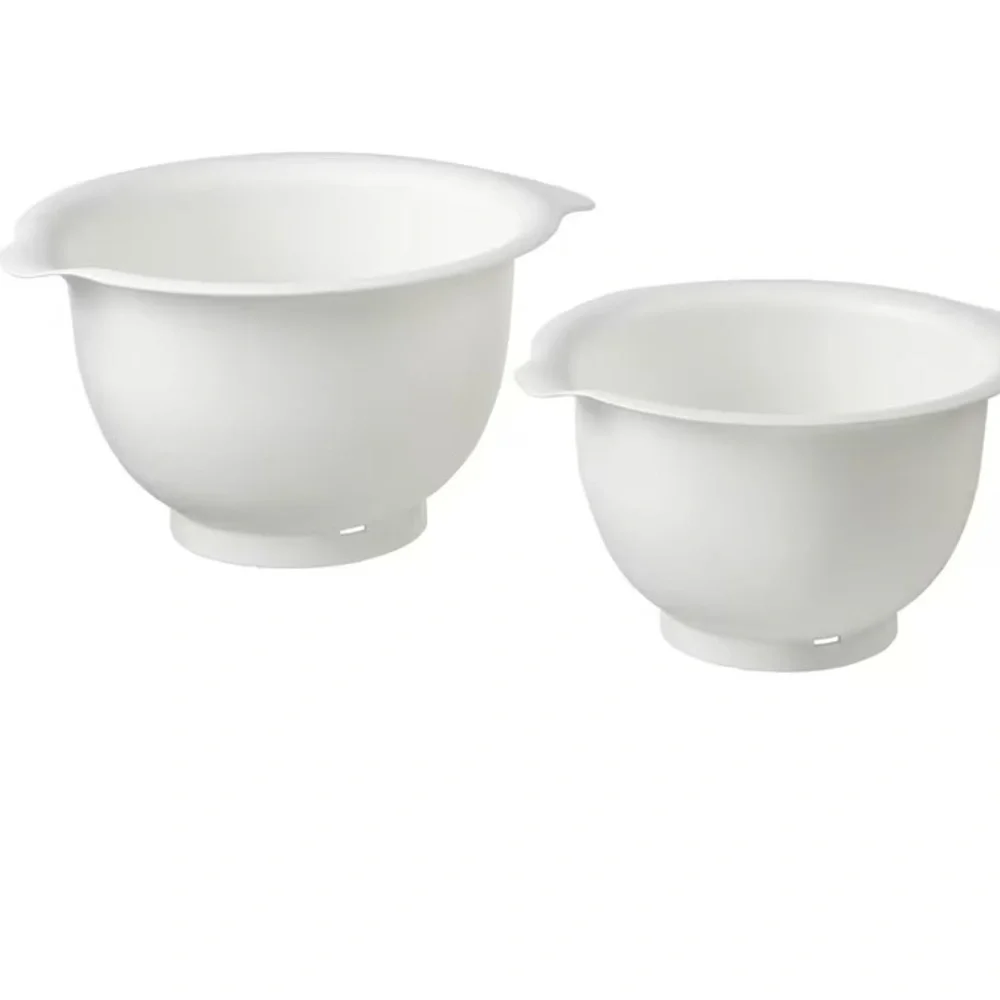 Mixing bowl, set of 2, white 1L in good condition